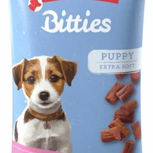 Markenprodukt Sparpaket 2 x 75 g Rinti Bitties Puppy mit Huhn & Ente Hunde Snack